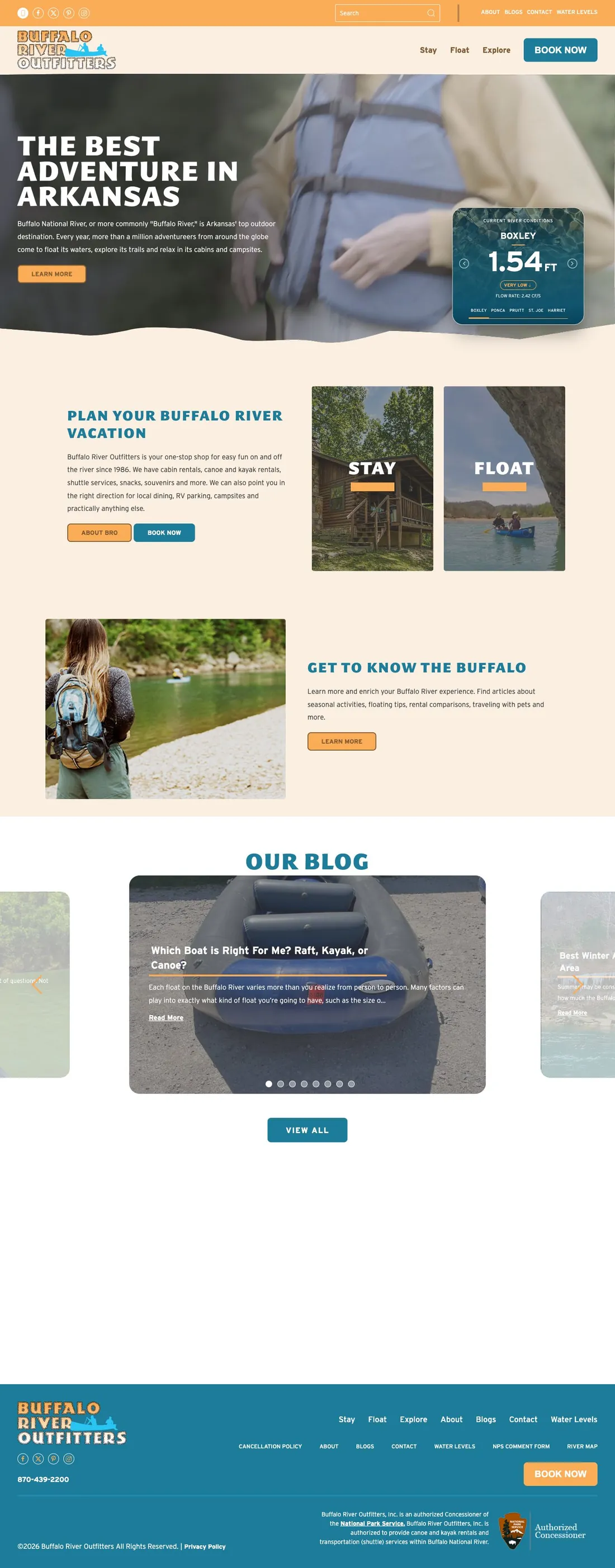 Buffalo River Outfitters — Home