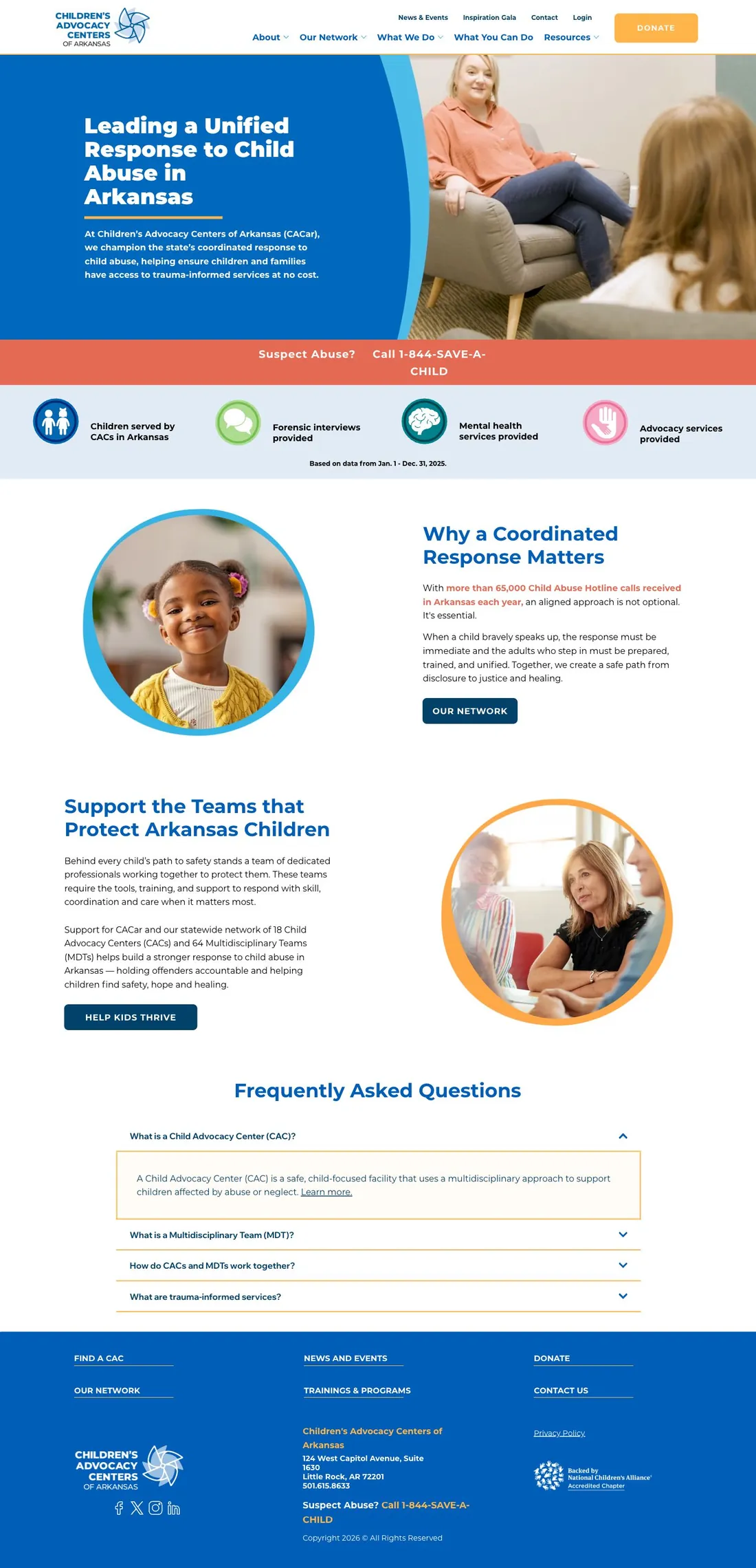 Children’s Advocacy Centers of Arkansas — Home