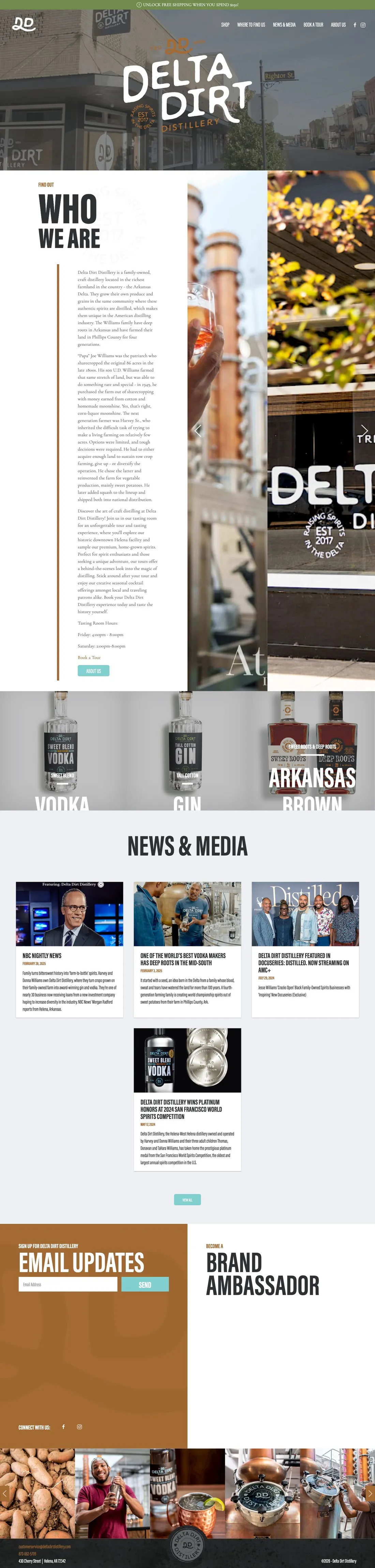 Delta Dirt Distillery — Home