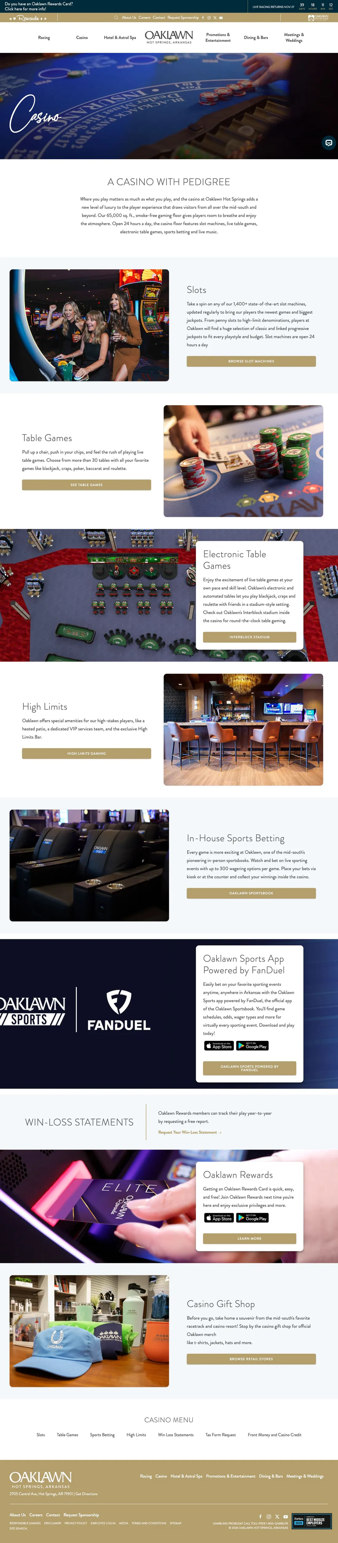 Oaklawn — Casino